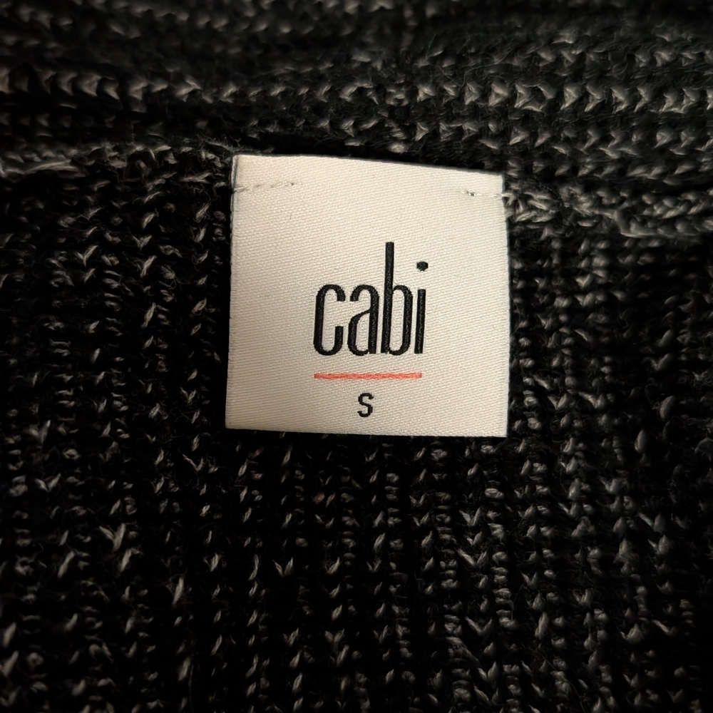 CAbi Charcoal Open Front Cardigan - Picture 5 of 7